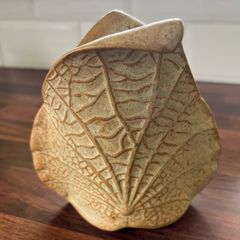 Unusual Leaf Vase