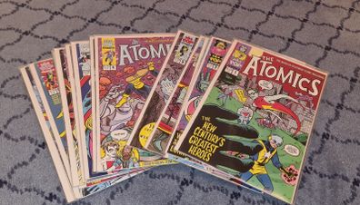 13 issues of The Atomics from 2000 issues 1-13