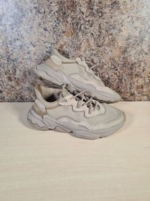 ADIDAS OZWEEGO trainers runners beige brown Size UK 4 EU 36.5