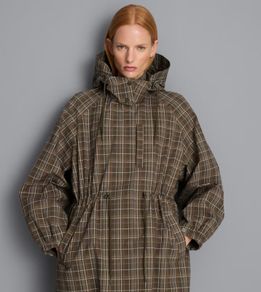 Check raincoat BNWT