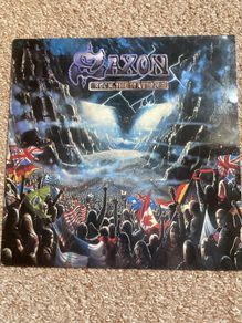 Saxon "Rock the nation" vinyl