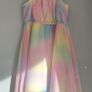 H&M multicoloured tie die asymmetrical chiffon summer dress Size 18-24 months EUC Image 3
