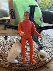 Vintage 1968 Marx Johnny Apollo "Space Crawler" Moonwalker Set