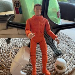 Vintage 1968 Marx Johnny Apollo "Space Crawler" Moonwalker Set