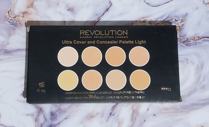 Revolution Ultra Professional Cover & Concealer Palette Light - New