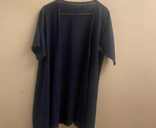 Light navy cardigan (small)