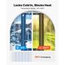 Strip Curtain PVC Door Curtain 121.9 cm x 243.8 cm Cooler Freezer Clear Plastic Image 6