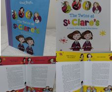 Enid Blyton,s Classic, The Twins At St Clare,s   Large Hardback Book