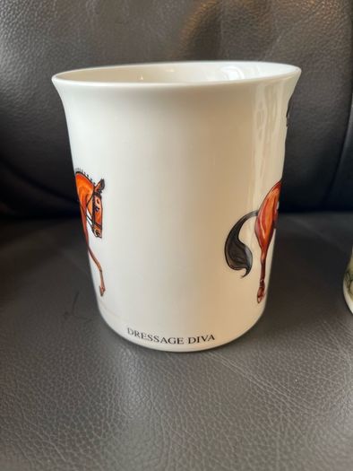 A Pair of Brand New Funny Bryn Parry China Mugs