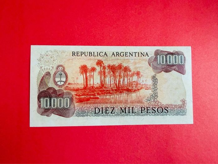 Argentina  10,000  Pesos. 1976  Pick 306b . ( Uncirculated )