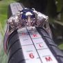 Sapphire Diamond Platinum Ring Image 4