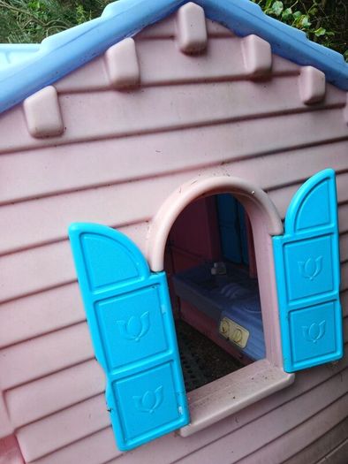 Little tikes play house, slide and cozy coupe car