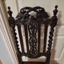 Antique Jacobean  mahogony chairs x 4 Image 3