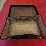 Vintage Mid-Century Black Rexine Suitcase Image 5