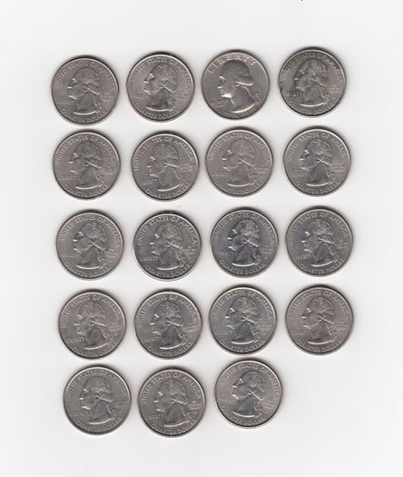 U.S A. 19 coins ( No 421)