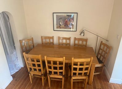 Dining table & chairs