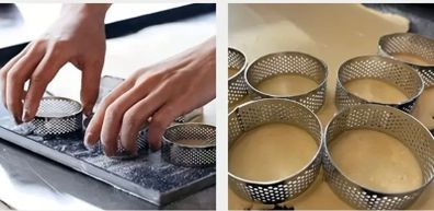 8 Small Baking Pastry Rings