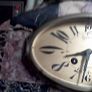 Art Deco Portoro Marble Mantle Clock Image 2