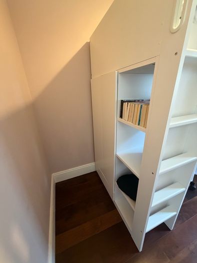 Bunk bed with desk