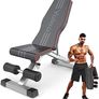 Weight Bench, 660LB/300KG Adjustable Foldable Strength Training Bench, Utility Incline Decline Bench for Full Body Workout- Integrated Structure Updated Image 7