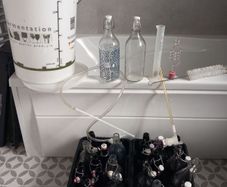 Beer brewing set