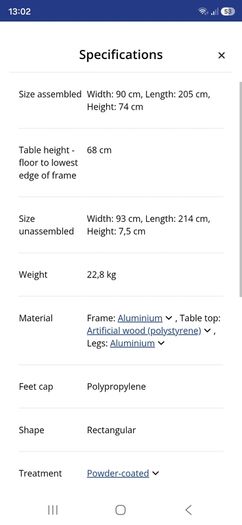 Garden table