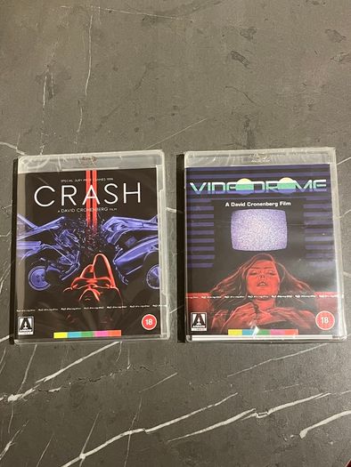 2 David Cronenberg Special Edition Blu Rays - New Sealed
