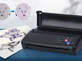 EU Stock Tattoo Transfer Machine,Thermal Printer Tattoo,76cm Power Cord Stencil Copy with 10 pieces of Thermal Transfer Paper