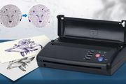 EU Stock Tattoo Transfer Machine,Thermal Printer Tattoo,76cm Power Cord Stencil Copy with 10 pieces of Thermal Transfer Paper