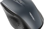 Bluetooth Mouse, 3000DPI Wireless Mouse, 24 Month Battery Life With Battery Indicator, 3000/2000/1600/1200/800 dPi, Grey