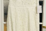 NEW Ivy and Oak Lace Wedding Dress  White Cream with Sexy Open Back