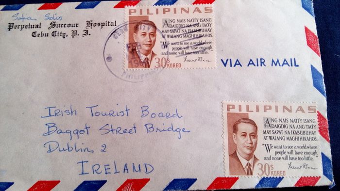 Pilipinas Stamps. President Roxas. 1964.