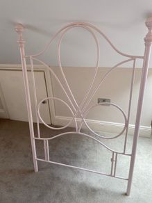 Headboard- pink iron