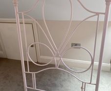 Headboard- pink iron