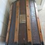 antique victorian barrel top steamer trunk Image 6