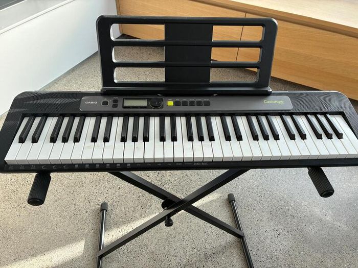 Casio Keyboard Bundle with Stand & Head Set