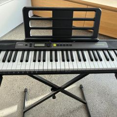 Casio Keyboard Bundle with Stand & Head Set
