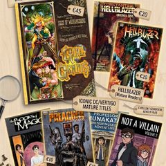 Comics bundle - Girl Genius, DC comics, Vertigo, Hellblazer, Neil Gaiman, Preacher (all collectables)