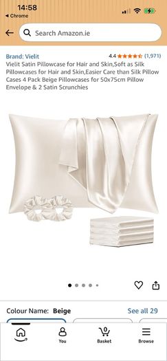 Vielit Satin Pillowcases