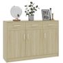 Sideboard Sonoma Oak 110x34x75 cm Chipboard Image 5