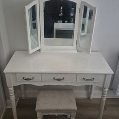 Dressing table and stool