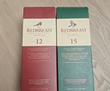 Redbreast 12 & 15 empty Whiskey Boxes Home Bar / Man Cave