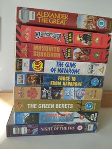 Classic War & Military Movies VHS Collection