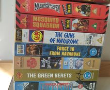 Classic War & Military Movies VHS Collection