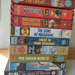 Classic War & Military Movies VHS Collection