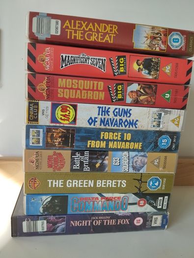 Classic War & Military Movies VHS Collection