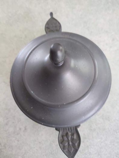Vintage Collectible French Etain 95 % Garanti  Pewter Tureen Bowl Dish & Lid .