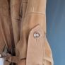 Camel suede safari style jacket Sz L (Fit 12-14UK) Image 7