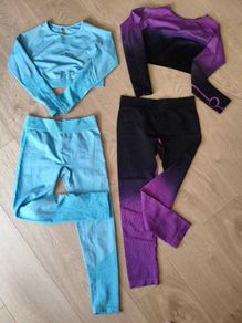 Girls gym wear sets - age 10