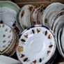 Boxes Of Vintage Saucers Image 2